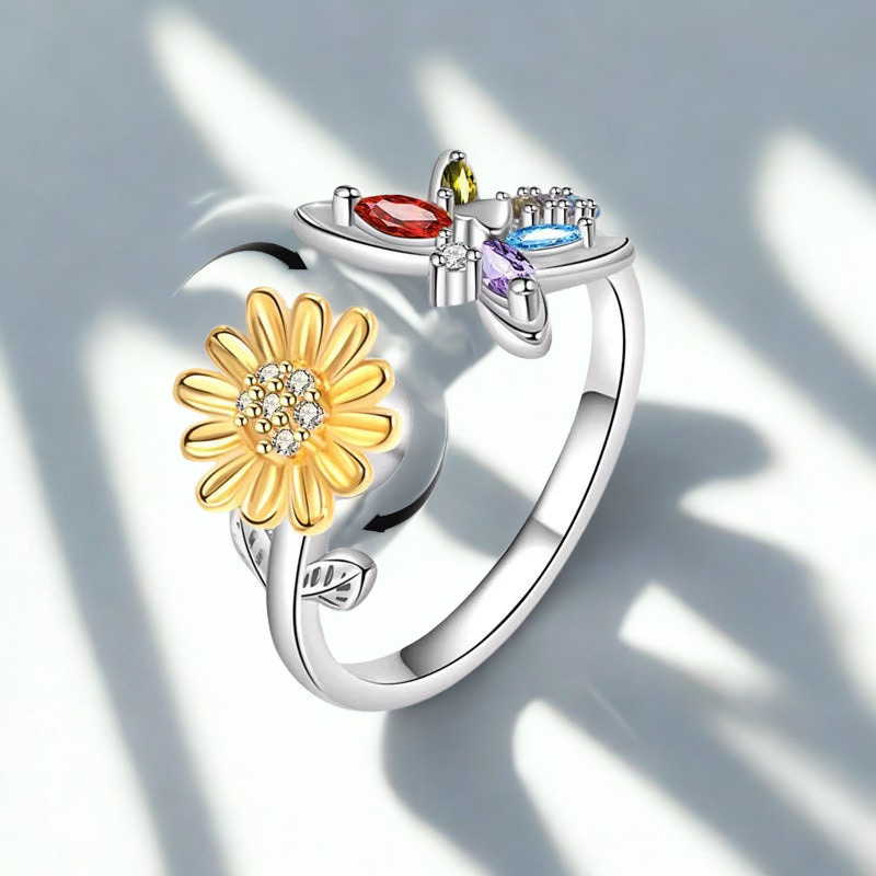 Anillo Calma · giratorio antiansiedad