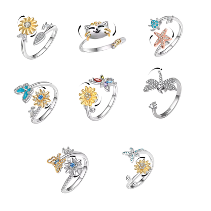 Anillo Calma · giratorio antiansiedad