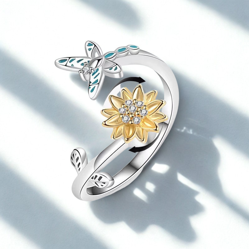 Anillo Calma · giratorio antiansiedad
